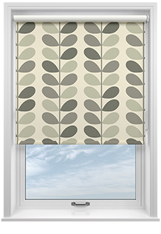 Orla Kiely Multi Stem, Warm Grey - Twist&Fit Roller Blind
